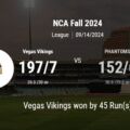 Vegas Vikings Triumph Over PHANTOMS with Shubham Kolase’s Power-Packed 66*!